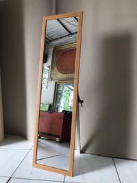 Gambar Standing Mirror Cermin Berdiri 35x127cm Cermin Dinding Motif Kayu - Cermin Dinding dari BingkaiBekasi undefined 1 Tokopedia
