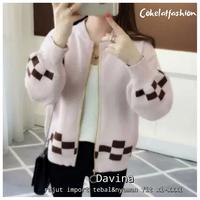 Gambar DAVINA OUTER BAHAN RAJUT IMPORT COKELATFASHION dari ghania os undefined 2 Tokopedia