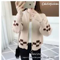 Gambar DAVINA OUTER BAHAN RAJUT IMPORT COKELATFASHION dari ghania os undefined 5 Tokopedia