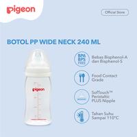Gambar Pigeon Botol PP Wide Neck 240 Ml W/ P-Plus Nipple - Merah Muda dari Pigeonbabyindonesia undefined 2 Tokopedia
