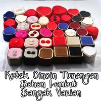 Gambar KOTAK BOX CINCIN TEMPAT PERHIASAN TUNANGAN DAN PERNIKAHAN - Kristal, Merah dari POETRA GEMS STONE undefined 3 Tokopedia