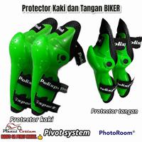 Gambar PCDC13 decker kaki tangan deker lutut siku dekker protector pelindung body - Hitam dari Planetcostum undefined 3 Tokopedia