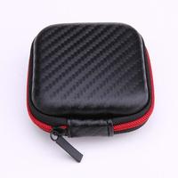 Gambar Tas Penyimpanan Headset Serbaguna Bentuk Kotak earphone pouch serbagun - carbon dari meddumz undefined 1 Tokopedia