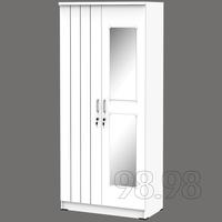 Gambar Lemari Pakaian 3 Pintu Minimalis - Lemari Baju 2 P Murah Vanessa Medan - 3 Pintu, Putih dari VW SHOP MEDAN undefined 3 Tokopedia