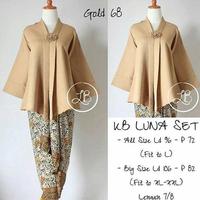 Gambar Kebaya Modern Setelan Floy Luna Mustarad / Baby Pink Dan Warna Lainnya - SET MILO, UKURAN XXXL dari Duve Fiyri undefined 3 Tokopedia