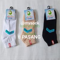 Gambar (6 PASANG) Kaos Kaki Citra Sematakaki Kream Putih Hitam - Hitam dari MySock shop undefined 2 Tokopedia