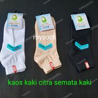 Gambar (6 PASANG) Kaos Kaki Citra Sematakaki Kream Putih Hitam - Hitam dari MySock shop undefined 1 Tokopedia