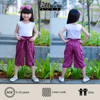 Gambar (3-10 tahun) Celana Kulot Anak Pendek / Celana Kulot 3/4 Harian Anak - pink, Size XL dari Littwinkids undefined 1 Tokopedia
