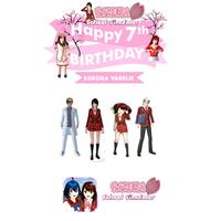 Gambar Cake Topper Sakura School Simulator / Tusukan Kue Sakura Simulator dari Versailles Flower undefined 2 Tokopedia