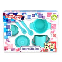 Gambar LustyBunny Feeding Set Alat Makan Bayi Perlengkapan Makan Bayi LB-1423 - Biru dari Lustybunny Baby undefined 4 Tokopedia
