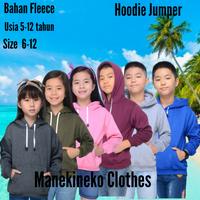 Gambar Jaket Hodie jumper polos lengan panjang anak size 6-12 usia 5-12 tahun - Army, 6 dari manekineko-clothes undefined 1 Tokopedia