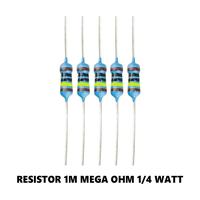 Gambar EELIC RSR-MEF -1M ISI 5 Pcs resistor film metal 1m 1 mega ohm 1/4 watt dari EELIC undefined 1 Tokopedia
