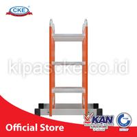 Gambar Ladder Tangga Lipat M403 12 Step Orange 3.6 Meter Aluminium Engsel dari SumberSuksesShop undefined 2 Tokopedia