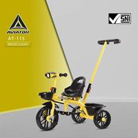 Gambar Sepeda Anak Roda 3 (Tiga) Tricycle Stroller Aviator AT-115 by Pacific - 115 Merah dari Seven Kado undefined 1 Tokopedia