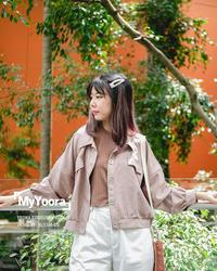 Gambar MyYoora Yeona Corduroy Jacket Wanita JK549 - Black dari MyYoora Shop undefined 1 Tokopedia