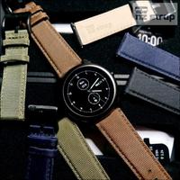 Gambar [SCP] Size 20, 22, 24 - Smartwatch Strap Sailcloth Cordura PVD Black - SCP-01 BLACK, 20mm dari Zurmer undefined 5 Tokopedia