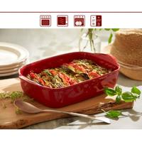 Gambar Emile Henry Rectanguler Baking Dish EH-9650 Ceramic Clay Bakeware Oven - Merah dari Kochindo undefined 1 Tokopedia