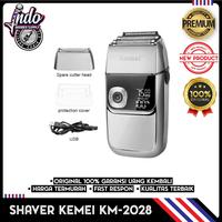 Gambar SHAVER KEMEI 2028 KM- 2028 Metal Body LED Display Electric Beard Razor dari Indobarber Supply undefined 4 Tokopedia