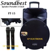 Gambar Speaker Portable Wireless Soundbest FT 15 FT15 Origil 15 inch dari upelectronik88 undefined 1 Tokopedia