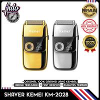 Gambar SHAVER KEMEI 2028 KM- 2028 Metal Body LED Display Electric Beard Razor dari Indobarber Supply undefined 1 Tokopedia
