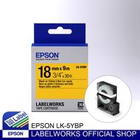 Gambar Epson label 18mm black on yellow 9m labelworks tape cartridge LK-5YBP dari LabelWorks undefined 1 Tokopedia