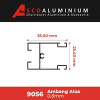 Gambar Aluminium / alumunium Ambang Atas Profile 9056 Sliding Door Alexindo - Ca dari AscoAluminium undefined 2 Tokopedia