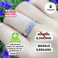 Gambar Cincin berlian eropa model frank&co full mas putih whitegold ( 1305 ) dari Toko mas Bintang ASIA undefined 1 Tokopedia