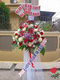 Gambar Rangkaian Standing Flower Happy Birthday/Ulang Tahun Jakarta 1.4 M (A) dari Pondok Bunga Adi (PBA) undefined 1 Tokopedia