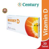 Gambar BOOST D 1000 IU 1 BOX ISI 30 TABLET/VITAMIN D3/VITAMIN D/DAYA TAHAN TU dari Apotik Century undefined 1 Tokopedia