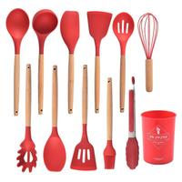 Gambar SUTIL SENDOK MASAK SILICONE KITCHEN UTENSILS SET 12 PCS/SET - Ungu dari Ilina Indonesia undefined 5 Tokopedia