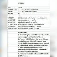 Gambar Walking Pad Treadmill Simple Murah Kuat SF 9000, Garansi 1 tahun dari JCB Fitness undefined 3 Tokopedia