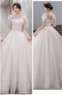 Gambar Gaun Pengantin 2110002 Putih Lengan Pendek Wedding Dress - XXXL dari ChristianTungOfficial undefined 2 Tokopedia