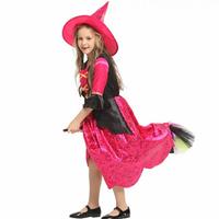 Gambar Pink WITCH toddler girl costume halloween kostum penyihir anak - L dari BabyAngelineShop undefined 3 Tokopedia