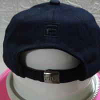 Gambar topi baseball fila navy blue original preloved dari Matt second undefined 3 Tokopedia