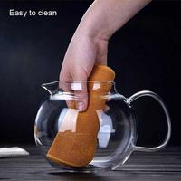 Gambar Teko Saringan Filter Teh Cina / Chinese Teapot Maker Glass 1300ML - 950ml dari Maslinda Store undefined 3 Tokopedia