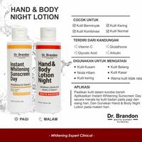 Gambar Dr. Brandon Sunscreen Siang/Hand & Body Lotion Night - night lotion dari Henshop8282 undefined 1 Tokopedia