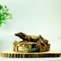 Gambar Asbak Unik Hewan Komodo Tulakir Fiberglass - Emas dari TULAKIR SHOP undefined 3 Tokopedia