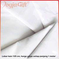 Gambar Bahan Membatik Kain Mori Putih Katun Primissima meteran dari JogjaGift_NEW undefined 1 Tokopedia