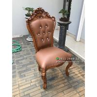 Gambar Kursi Makan Ukir Mewah, Kursi Makan Kayu Jati Ukiran Jepara dari PLATINUMLIVING FURNITURE undefined 2 Tokopedia