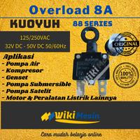 Gambar Taiwan ORI Overload 8A Thermal Protector 8 Amper Kuoyuh 8 a dari Overload Wikimesin undefined 1 Tokopedia