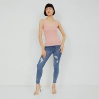 Gambar Tanktop Wanita Felicite Basic Lyne Tank Pink dari Felicite undefined 4 Tokopedia