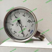 Gambar Wika Pressure Gauge 4 inch 10 bar 1/2 NPT stainless steel dari Serba Gauge undefined 1 Tokopedia