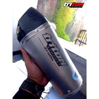 Gambar knalpot racing ZX 25 R, Cbr 250, R 25, Ninja 250 Slincer Slinser only - Silver dari Arif Triton Exhaust undefined 1 Tokopedia