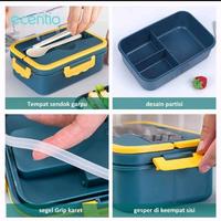 Gambar Ecentio Lunch Box set With Handle dari herbal-kraton354 undefined 2 Tokopedia
