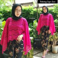 Gambar Setelan Kebaya Brokat Lace Cape / Cape Glitter Milo Dan Warna Lainnya dari Batik Kebaya Modern undefined 3 Tokopedia
