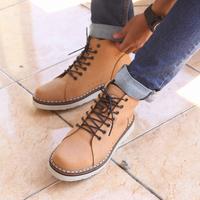 Gambar Sepatu Bradleys Cordovan Original Kulit Asli Boots Pria Casual Ori - Black, 44 dari WANFAR 99 undefined 5 Tokopedia