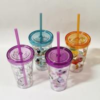 Gambar Herevin Tumbler acrylic gelas tutup akrilik 660 ml dengan sedotan - flaminggo dari Very Well undefined 1 Tokopedia