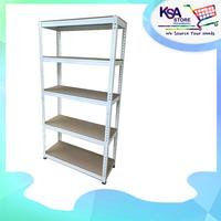 Gambar Mystar Rak Besi 350 mm x 900 mm x 1800 mm - 5 LEVELS (Ambalan MDF) - Putih dari KSA STORE MEDAN undefined 4 Tokopedia