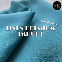 Gambar Kain Linen Premium Polos Full Cotton Katun Import Polos Meteran - Kuning oren dari MAHAKAIN undefined 1 Tokopedia