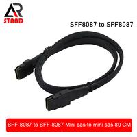 Gambar SFF-8087 to SFF-8087 Mini SAS to Mini SAS 80 CM dari AR Stand undefined 4 Tokopedia